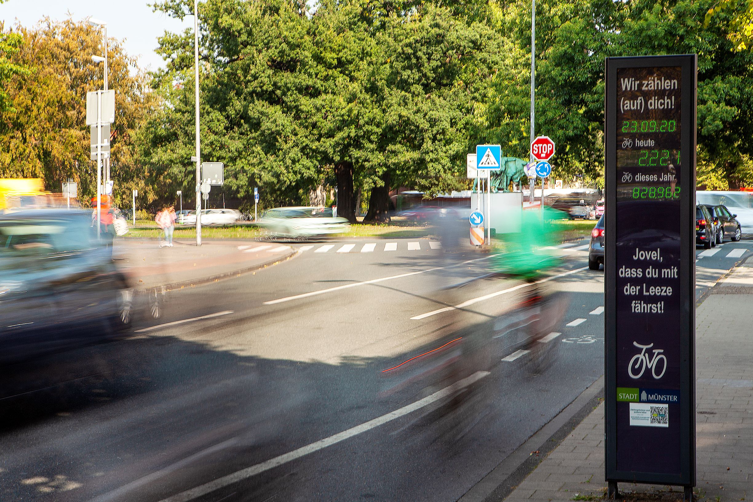 Smart City heißt auch, Radverkehr durch Mobilitätsdaten zu verstehen und weiter zu verbessern. 